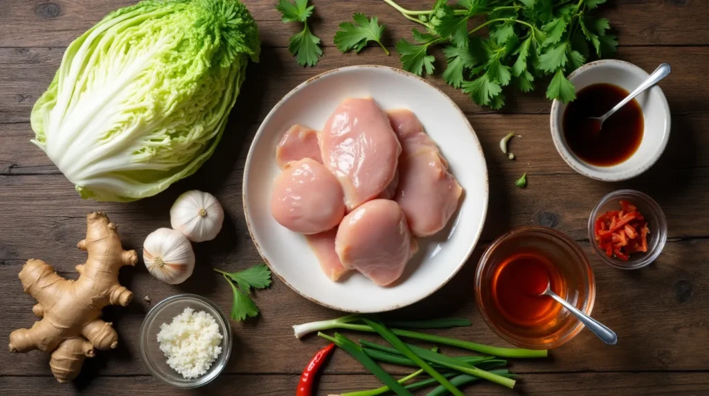 Easy Hmong Cabbage and Chicken Dish in 30 Minutes 2 .ingredients Hmong Cabbage and chicken recipe