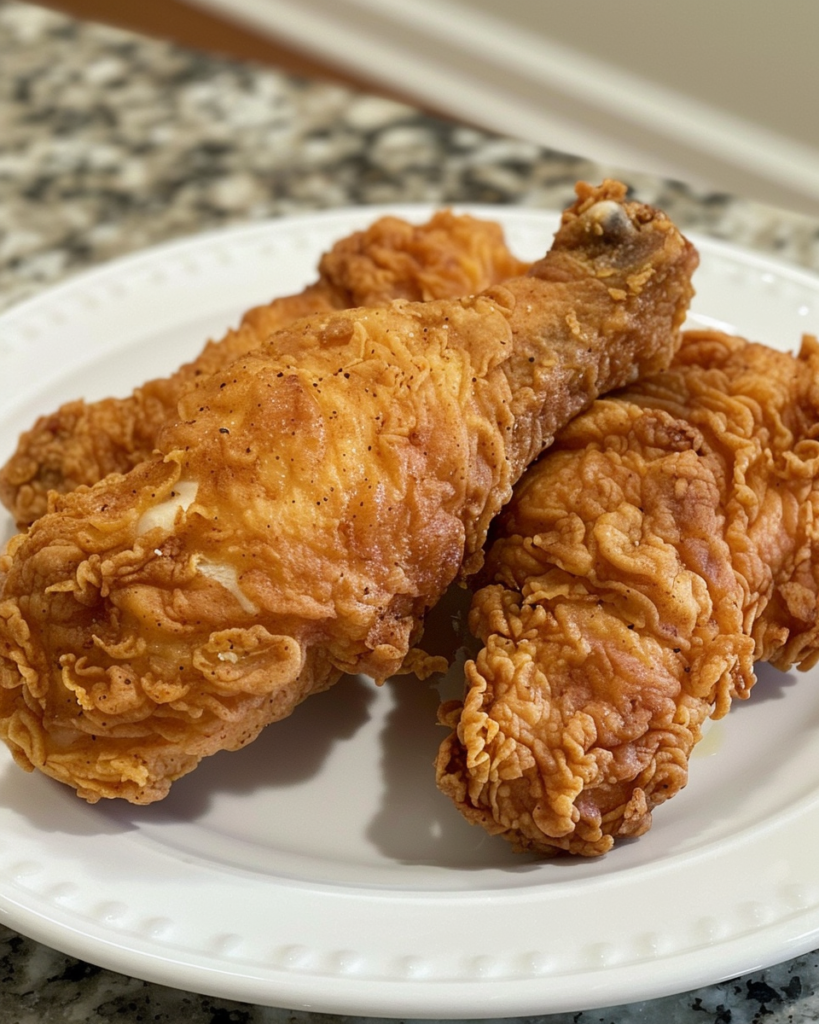 Easy Copycat KFC Chicken Recipe taken with iphone 15 pro max --iw 2 --ar 4:5 --v 6.0 --raw