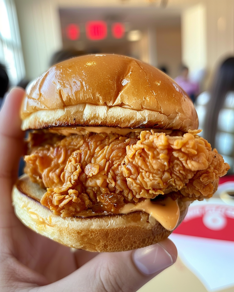 Popeyes Chicken Sandwich RecipeJenny Park 3 Ingredients for crunchy fried chicken coating and marinade