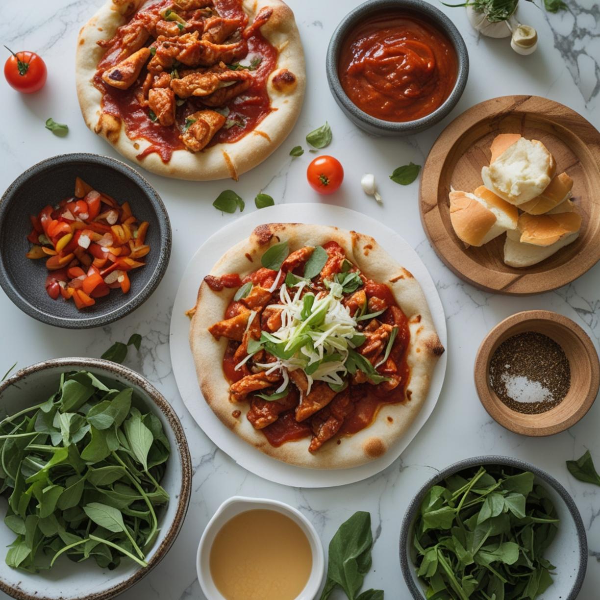 BBQ Chicken Pizza ingredients