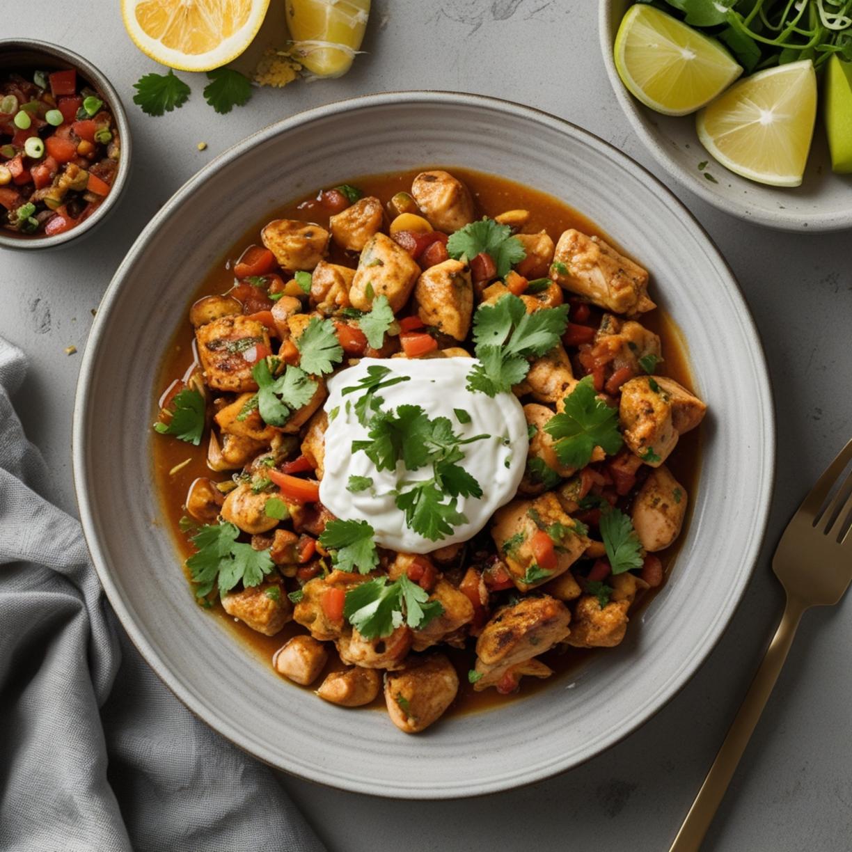 Copycat Chipotle Chicken Recipe finished dish