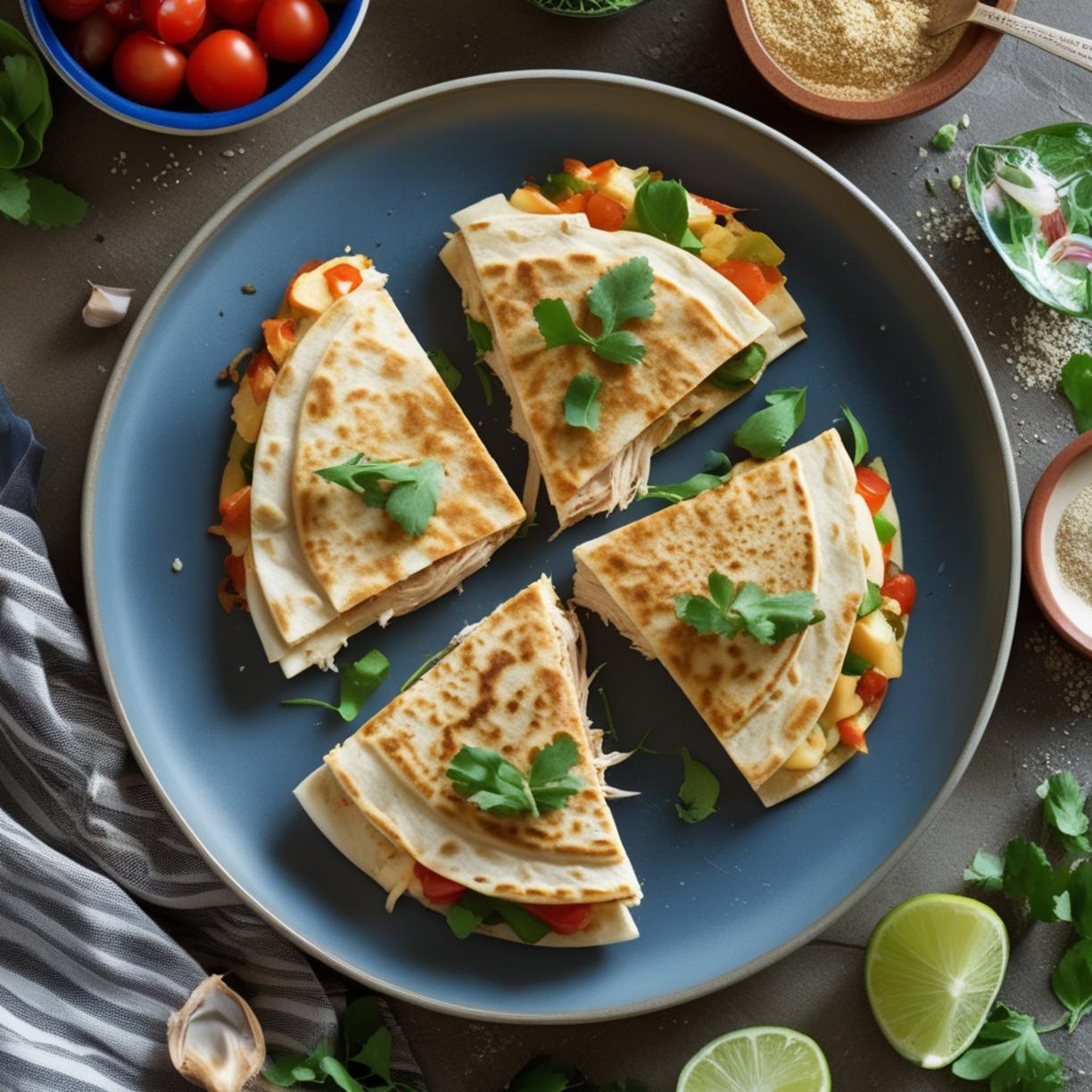 easy chicken quesadillas