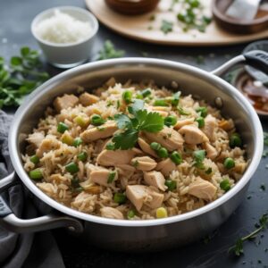 One Pot Chicken and Rice taken with iphone 15 pro max no hands iw 2 ar 45 v 6.0 raw 1