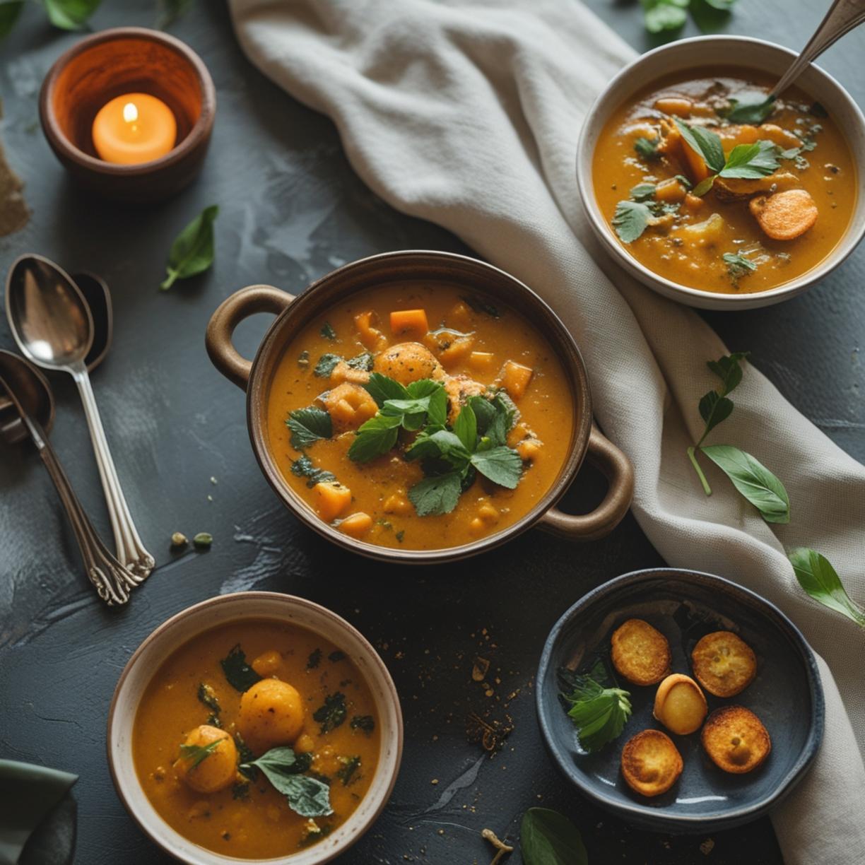 A delicious and warm winter soup