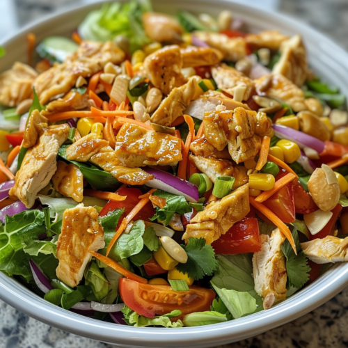 Applebee’s Oriental Chicken Salad (Copycat) Pressure Cooker Recipe taken with iphone 15 pro max --iw 2 --ar 4:5 --v 6.0 --raw