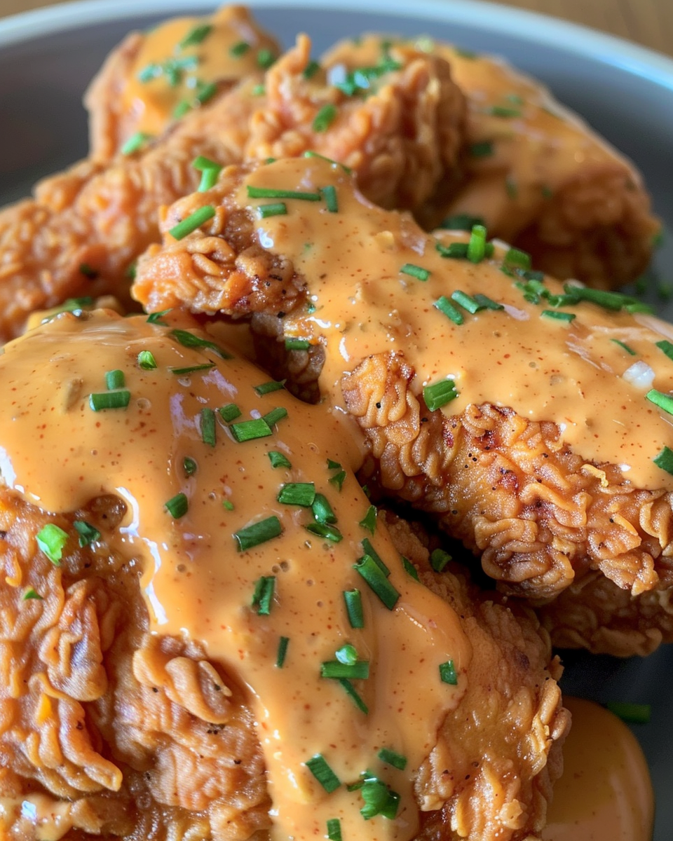 Copycat Raising Cane's chicken sauce prepared in pressure cooker shown with ingredients