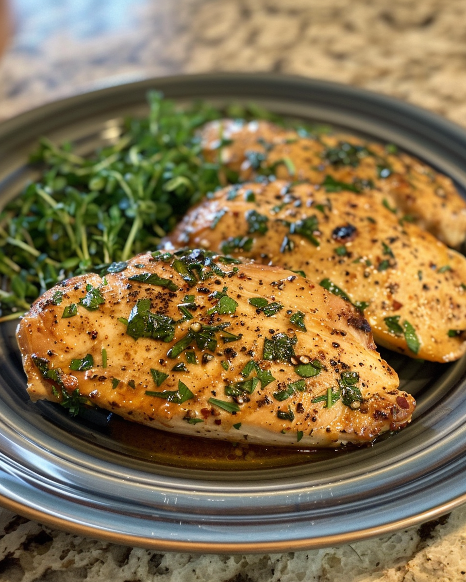My go-to Chicken Breast recipeNagi 2 Pressure cooker chicken breasts sizzling and cooking