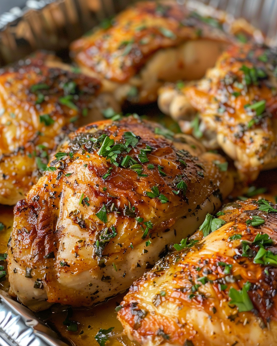 Perfectly baked chicken breasts sliced and ready to serve