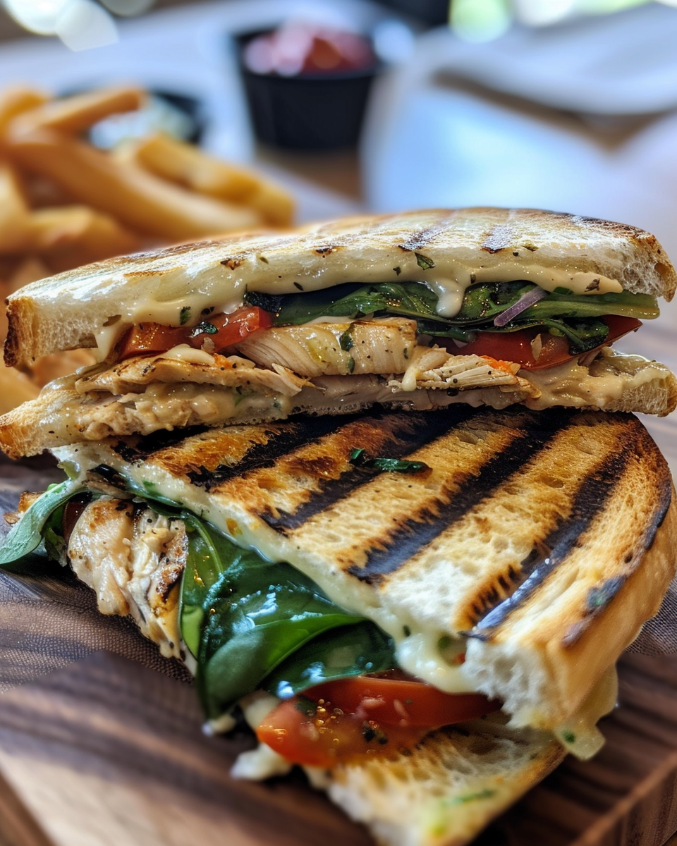 Ingredients for spicy mayo and fresh panini toppings laid out on kitchen counter
