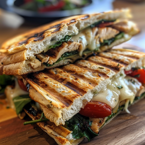 Panera Frontega Chicken Panini Pressure Cooker Style taken with iphone 15 pro max --iw 2 --ar 4:5 --v 6.0 --raw